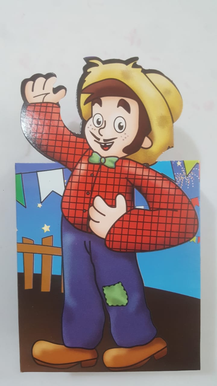 Enfeite de Mesa Menino Caipira 10 unidades